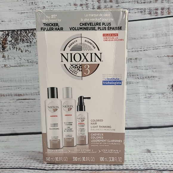 NIOXIN Accessories - NIOXIN System 3 Kit Cleanser Shampoo Conditioner Therapy Treatment 300ml/100ml